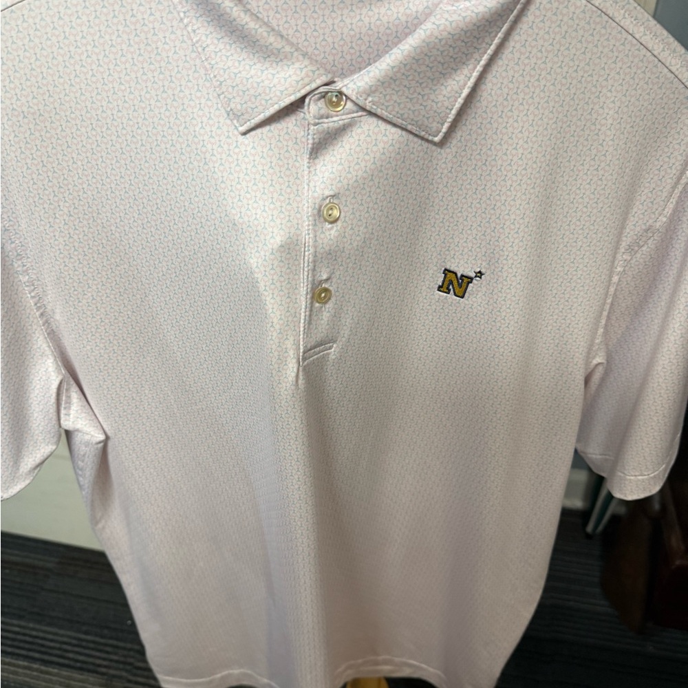 Peter Millar White Polo Shirt Classic Cotton Blend